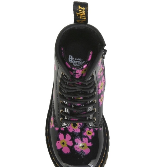Dr. Martens Kids' 1460 Floral Lace-Up Boot - Picture 3 of 11